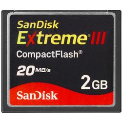 SanDisk 2GB Extreme III CompactFlash Card - 2 GB