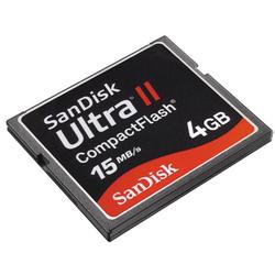 SanDisk Corporation SanDisk 4GB Ultra II CompactFlash Card - 4 GB
