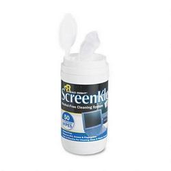 Read Right/Advantus Corporation ScreenKleen™ Alcohol Free Screen Cleaner Pop Up Wipes, 50 Per Tub (REARR1491)