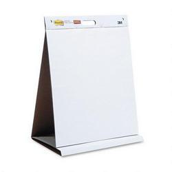 3M Self Stick Tabletop Easel Pad, 20 Repositionable 20 x 23 Plain White Sheets/Pad (MMM563R)