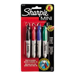 Sanford Sharpie Mini Permanent Marker 4 Color Set (35113)
