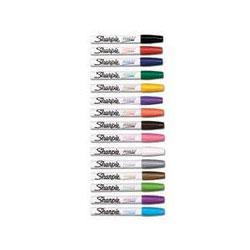 Faber Castell/Sanford Ink Company Sharpie Permanent Oil Based Paint Marker, Fine Point, Magenta (SAN37311)