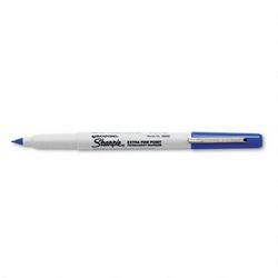 Faber Castell/Sanford Ink Company Sharpie® Extra Fine Tip Permanent Markers, 0.4mm, Blue Ink (SAN35003)
