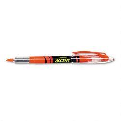 Faber Castell/Sanford Ink Company Sharpie® Liquid Accent® Pen Style Highlighter, Fluorescent Orange Ink (SAN24406)