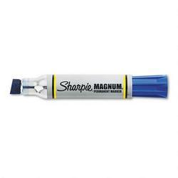 Faber Castell/Sanford Ink Company Sharpie® Magnum® Permanent Marker, 1/2 Wool Nib, Blue Ink (SAN44003)