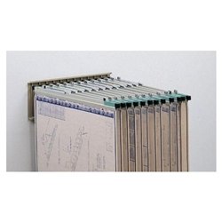 Safco Products Sheet File Pivot Wall Rack Holds 1,200 Sheets, 24 Wide, Tropic Sand (SAF5016)