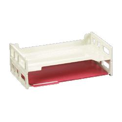 OFFICEMATE INTERNATIONAL CORP Side Loading Stackable Desk Tray, 13-3/16 x9 x2-3/4 , BK (OIC21002)