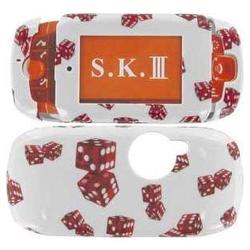 Wireless Emporium, Inc. Sidekick 3 Red Dice Snap-On Protector Case Faceplate