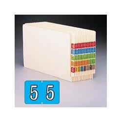 Smead Manufacturing Co. Smead BA300RN Color Coded Numeric Label - 1.5 Width x 1 Length - 1 Roll - Gold