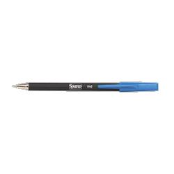 Sparco Products Soft Grip Stick Pen, Fine Point, Black Ink (SPR70051)