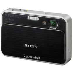 Sony CyberShot DSC-T2 8 Megapixels Digital Camera with 3x Optical Zoom (Black)