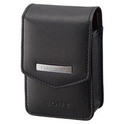 SONY DIGITAL STILL CAMERA ACCESSORI Sony LCS-CSL Cyber-shot Camera Case - Top Loading - Leather - Black