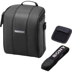 SONY DIGITAL STILL CAMERA ACCESSORI Sony LCS-HD Soft Case - Leather - Black