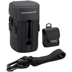 SONY CAMCORDER/DIG CAM ACCESORIES Sony LCS-SRC Soft Case - Polyester, Polyurethane, Leather - Black