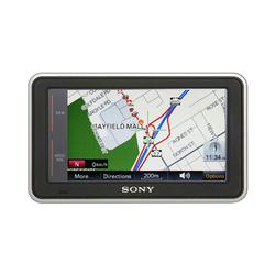 Sony nav-u NV-U73T Automobile Navigator - 4.3 Active Matrix TFT Color LCD - Mini USB, Antenna, TMC, DC Power Input