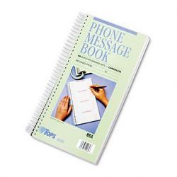Tops Business Forms Spiralbound While You Were Out Message Book, 4 Forms/Pg, 600 Sets/Book (TOP4008)