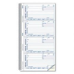 Rediform Office Products Standard Line™ Phone Memo Message Book, 4 2 3/4x5 3/4 Forms/Pg, 400 Sets/Book (RED50076)