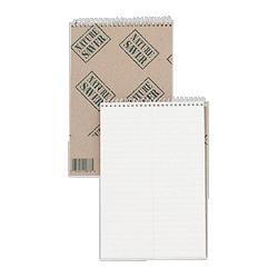 Nature Saver Steno Notebook, Gregg Ruled, 60 Shts, 6 x9 , White (NAT00878)