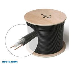 Steren 200-945BK 500'' RG6 Coaxial Cable with Ground Wire