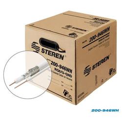 Steren 200-946WH RG6 UL/CM Coaxial Cable (Reel in a Box)