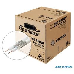 Steren 200-948WH RG6 UL/CM Dual Coaxial Cable (Reel in a Box)