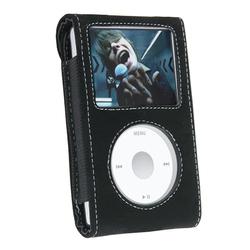 Eforcity Suede Leather Case w/ Lanyard Strap for iPod Classic, Black by Eforcity