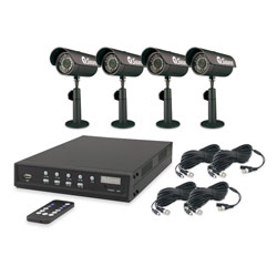 Swann Security Camera Kit SW244-DUM DVR4-1000 with 4 MaxiBrite Cameras