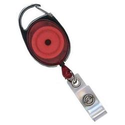BRADY PEOPLE ID - CIPI TRANSLUCENT RED PREMIER BADGE REEL CL