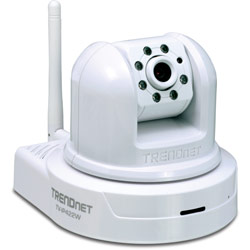 TRENDNET - BUSINESS CLASS TRENDnet TV-IP422W Wireless Day/Night Pan/Tilt Internet Camera Server with 2-Way Audio