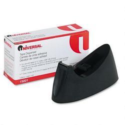 Universal Office Products Tape Dispenser for 1 Core 3/4 x 1,296 Tapes, Black (UNV15001)