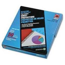 C-Line Products, Inc. Top Loading Vinyl Sheet Protectors, Heavy Gauge, Nonglare, 50 per Box (CLI61028)