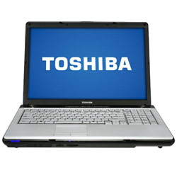 Toshiba Satellite P205-S7806 Intel Pentium Dual-Core T2330 1.60GHz Notebook , 1MB L2, 2GB DDR2 SDRAM, 250GB SATA HDD, DVD SuperMulti, 17.0 WXGA+ Display, 5-in-