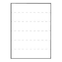 Tabbies Transcription Label Sheet, Ruled, 8-1/2 x2 , White (TAB59531)