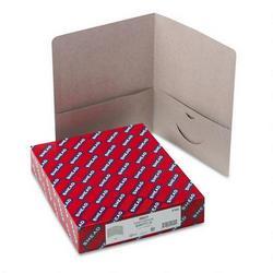 Smead Manufacturing Co. Two Pocket Portfolios, Gray, 25 per Box (SMD87856)