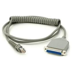UNITECH - ALL ACCESSORIES Unitech Scanner Coiled Cable - 1 x RJ-50 - 1 x D-Sub - 4.49ft - Gray (1550-201408)
