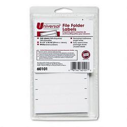 Universal Office Products Universal Office File Folder Label - 248 / Pack - White (60101)