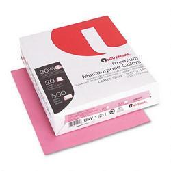Universal Office Products Universal Office Premium Colored Paper - 20lb - 500 x Sheet - Cherry