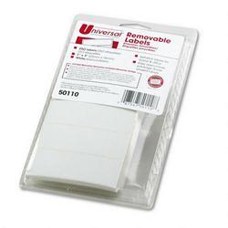 Universal Office Products Universal Office Self Adhesive Removable Label - 3 Width x 1 Length - Removable - 250 / Pack - White