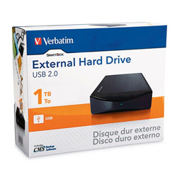 VERBATIM - SMARTDISK Verbatim 1TB USB Desktop Hard Drive