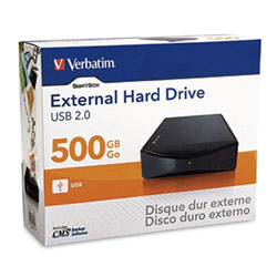 VERBATIM - SMARTDISK Verbatim 500GB USB 2.0 7200RPM External Hard Drive