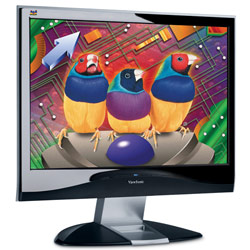 Viewsonic ViewSonic VLED221WM 22 Widescreen LCD Monitor - 12000:1 (DC), 5ms, 1680x1050, LED, DVI - Glossy Black