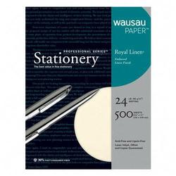 Wausau Papers Wausau Paper Royal Linen Paper - Letter - 8.5 x 11 - 24lb - Linen - 500 x Sheet (74159)