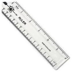 Acme United Corporation Westcott® Shatterproof Plastic Ruler, 12 Long, Transparent (ACM45011)