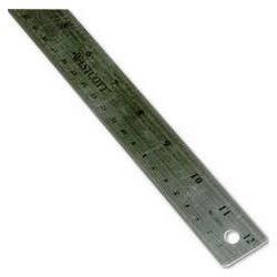 Acme United Corporation Westcott® Stainless Steel Ruler with Hang Up Hole, Cork Back, 12 Long (ACM10415)