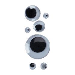 Pacon Corporation Wiggly Eyes Stack-Pack, 560/Pack, Black (PAC1842890)