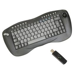 Xgene X-Gene 01027 2.4 GHz RF wireless keyboard with optical trackball mouse USB