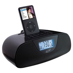 Ilive iLIVE IC308B Projection Clock Radio with Dock for iPod - LCD