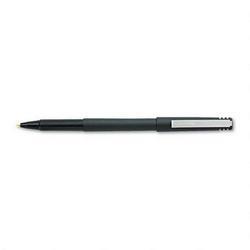Faber Castell/Sanford Ink Company uni ball® Roller Ball Pen, Fine Point, 0.7mm, Black Matte Barrel, Black Ink (SAN60101)