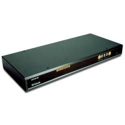 D-LINK SYSTEMS D-Link 8- Port KVM Switch - 8 x 1 - 8 x mini-DIN (PS/2) Keyboard, 8 x mini-DIN (PS/2) Mouse, 8 x HD-15 Video - Rack-mountable