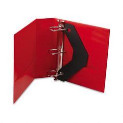 Universal Office Products D-Ring Binder with Label Holder, 3 Capacity, Red (UNV20793)
